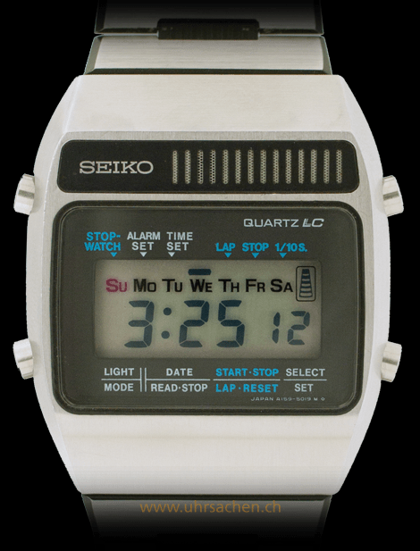 Seiko A158 - Eine der ersten digitalen Multifunktionsuhren